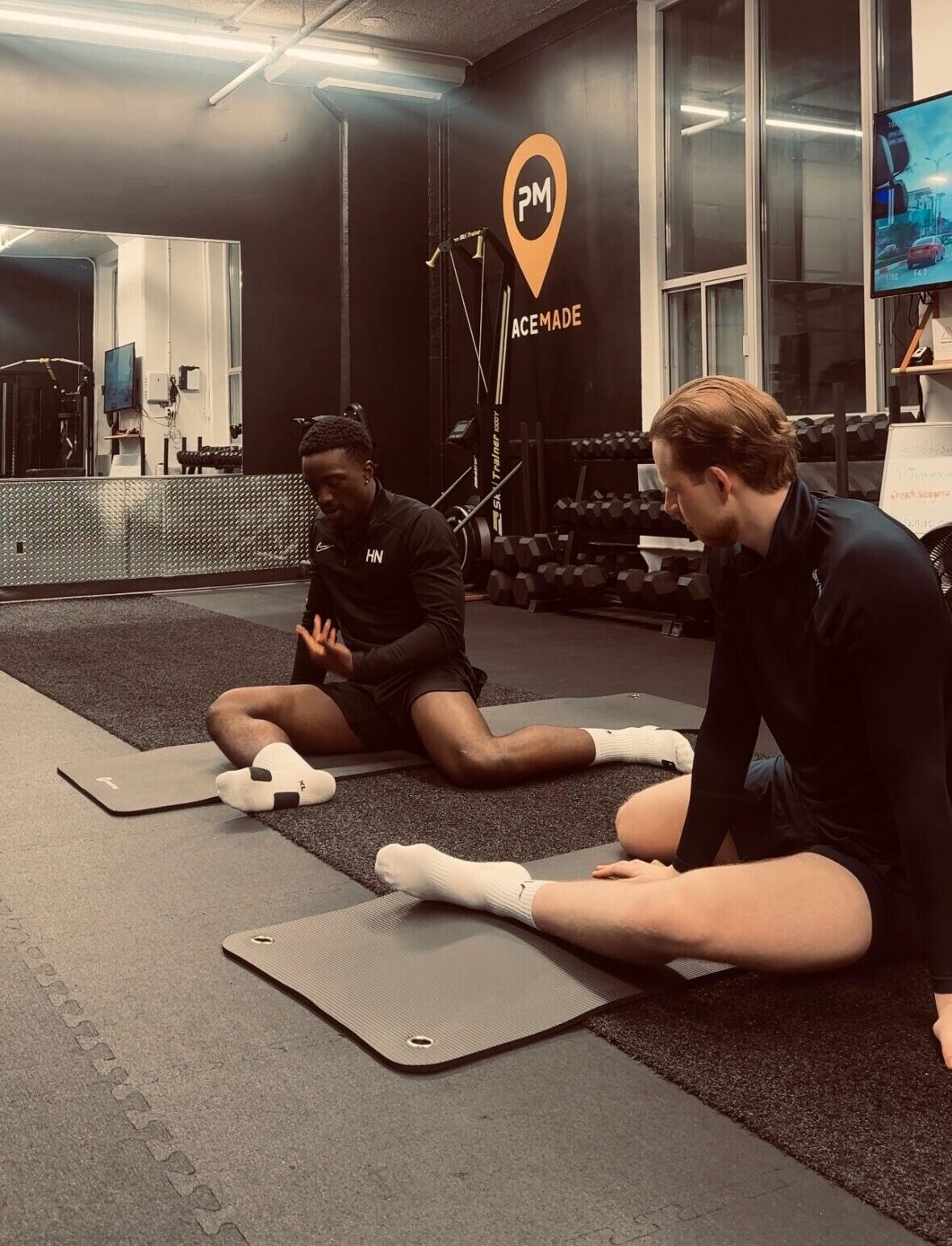 Working out at PlaceMade joanne lam personal trainer